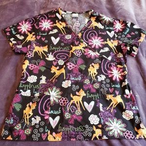 Disney Scrub Top